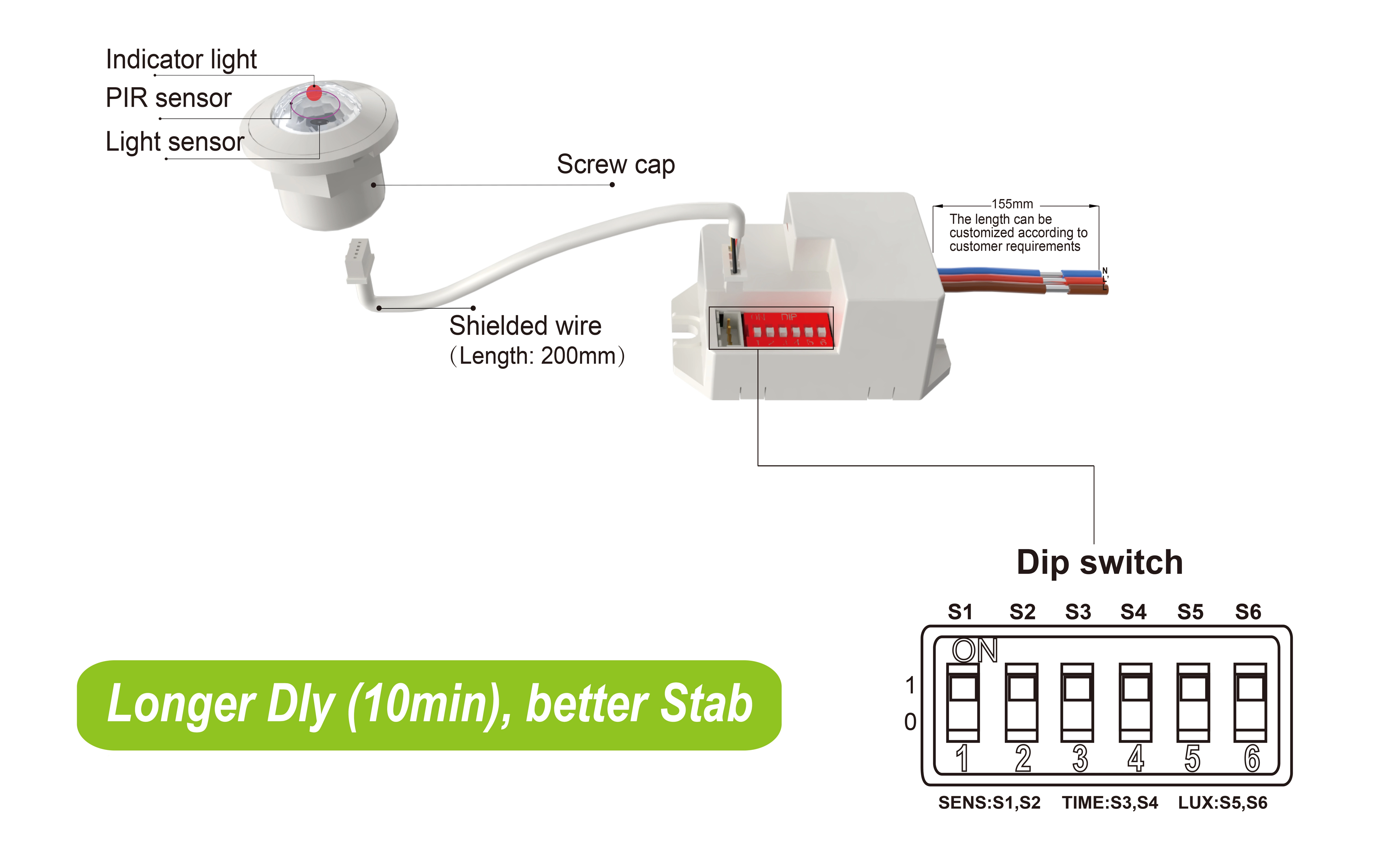 Pdlux lansira PIR senzor gibanja PD-PIR-M15Z-A z do 10-minutno zakasnitvijo in izboljšano stabilnostjo